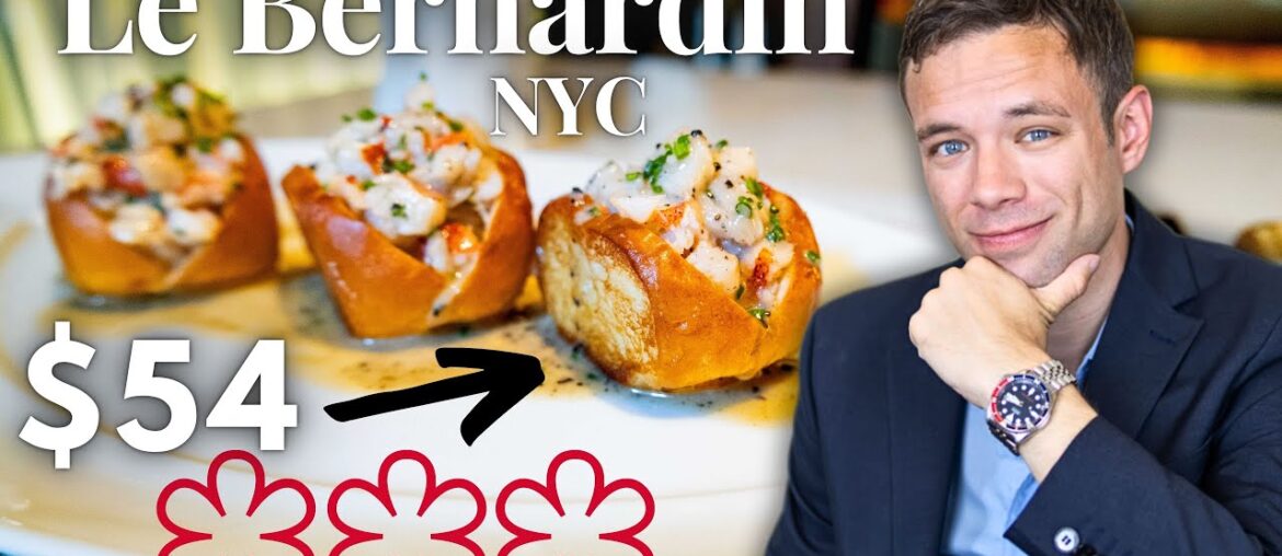 Eating a $54, 3 Michelin Starred Lobster Roll from Le Bernardin. NYC Eating a $54, 3 Michelin Starred Lobster Roll from Le Bernardin. NYC