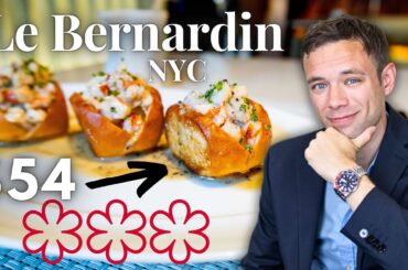 Eating a $54, 3 Michelin Starred Lobster Roll from Le Bernardin. NYC