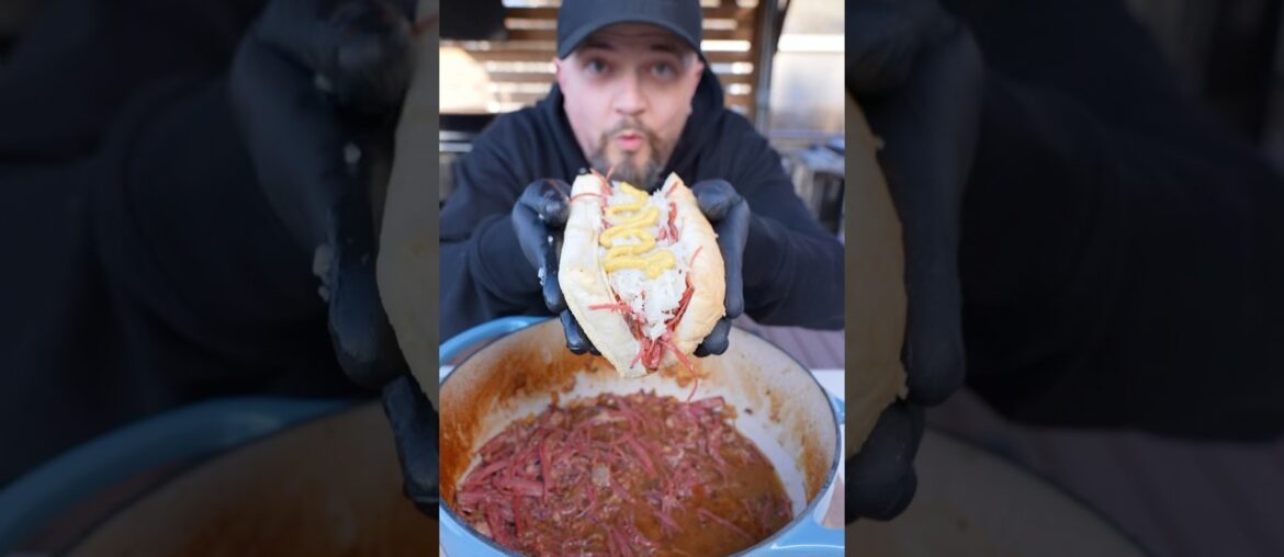 Smoked and shredded corned beef Smoked and shredded corned beef