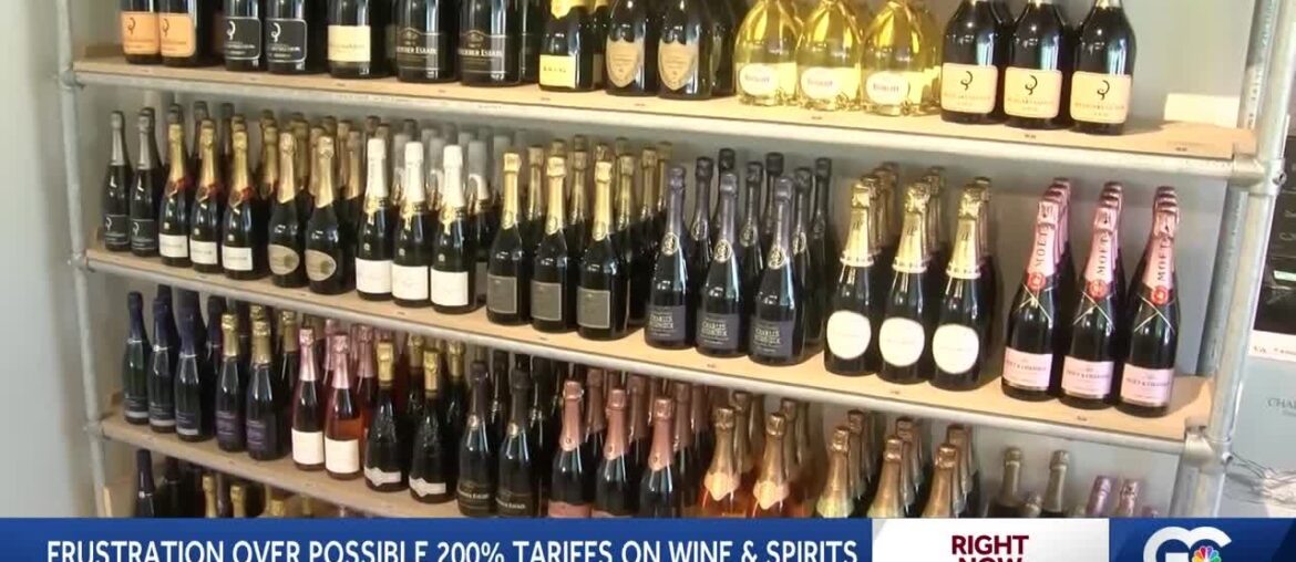 Local wine shop, customers react to Trump’s proposed 200% tariff on European spirits Local wine shop, customers react to Trump's proposed 200% tariff on European spirits