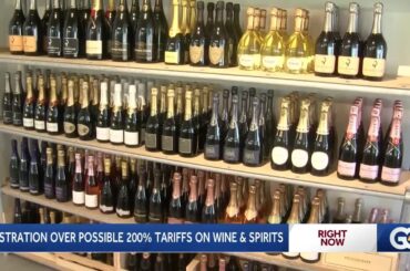 Local wine shop, customers react to Trump's proposed 200% tariff on European spirits