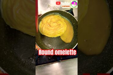 Round omelette#Round #omelette#cooking #eggdishes #breakfast #eggrice #french #viralvideo