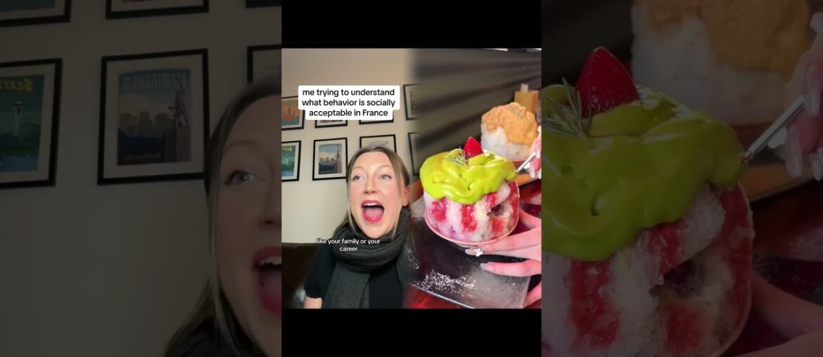 POV trying to understand social rules in France.#usa #cultureshock #frenchculture #funny #fyp