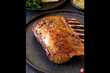 FAT bastard - Parmesan & Herb Crusted Lamb Rack with Roasted Vegetable Salad