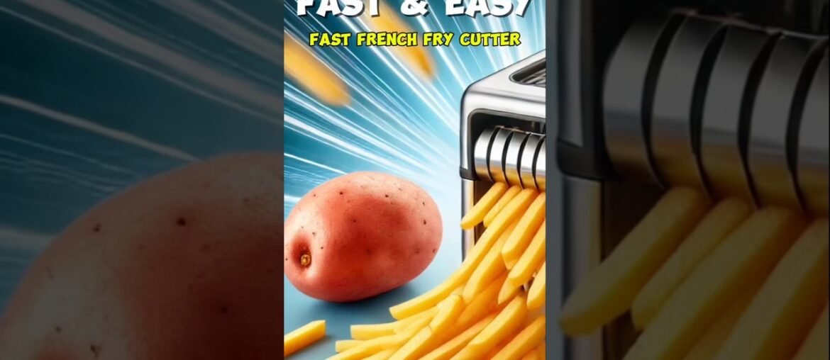 Fast French Fry Cutter | Easy & Quick Potato Slicer #PotatoCutter #FrenchFryCutter