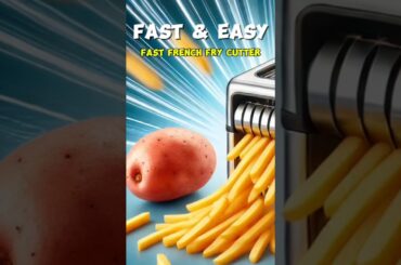 Fast French Fry Cutter | Easy & Quick Potato Slicer #PotatoCutter #FrenchFryCutter