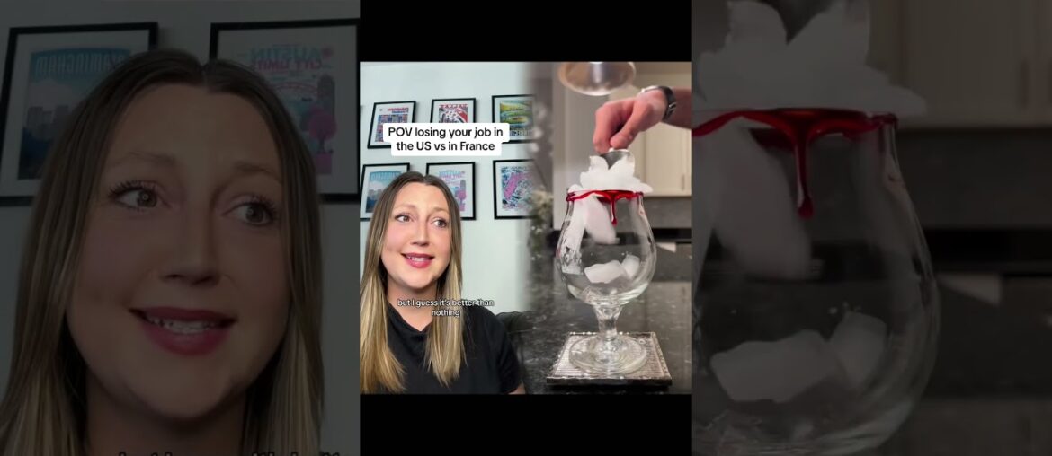 POV losing your job in the US vs in France #usa #american #france #french #cultureshock #funny