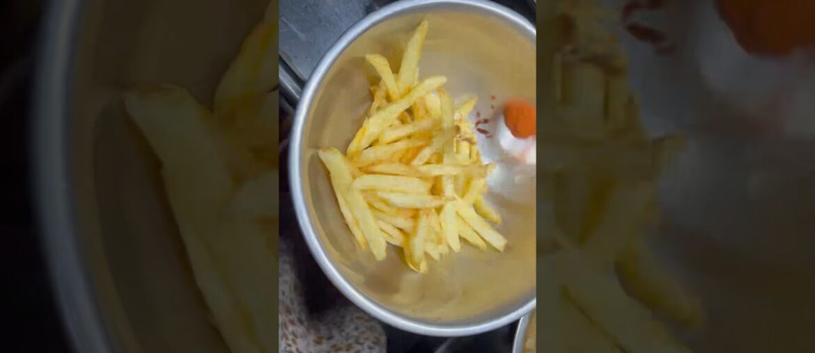 MCD French Fries || No Corn Flour. #shorts #shortsvideo #recipe #food #fries #viralshort #viralvideo