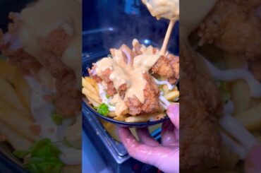 Chicken Cheese Gourmet Fries #shorts
