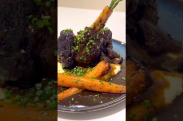Slow-braised lamb shank with creamy mash comfort #food at its finest! #LambShank” #shorts