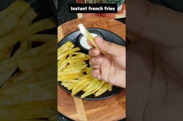 Instant French Fries. #ramadan #frenchfries #shorts #viralshorts  #trending #ytshorts