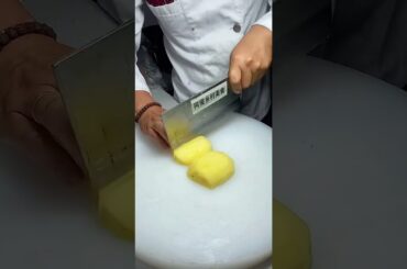 Top chefs teach you how to cut potato chips in various ways, simple and easy to learn!#fruitcarving