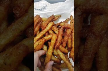 Japanese french fries||Extra crispy long fries||ASMR #food #asmr#japanese#viralshorts #recipe#fyp
