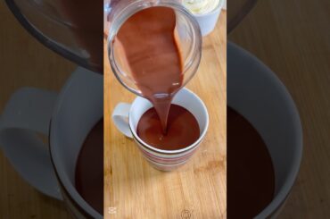 French Hot Chocolate! #french #recipe #food #chef #chocolate #delicious #shorts