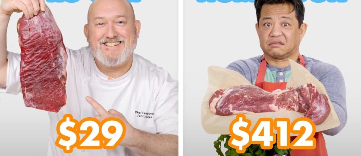 $412 vs $29 Steak Dinner: Pro Chef & Home Cook Swap Ingredients | Epicurious $412 vs $29 Steak Dinner: Pro Chef & Home Cook Swap Ingredients | Epicurious