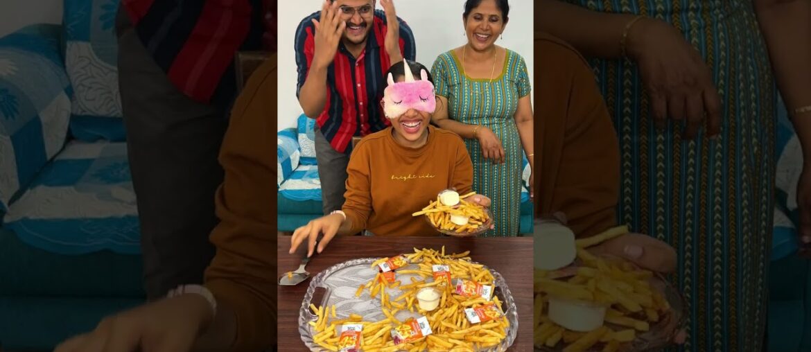 Scooping Unlimited French Fries Challenge #shorts