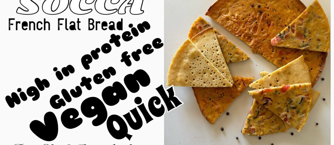 A French flat bread Socca | Nutty flavour | Indian style |