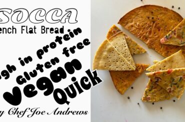 A French flat bread Socca | Nutty flavour | Indian style |