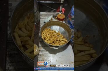 French Fries with Mayo Ketchup and Green Chatni @one4presents