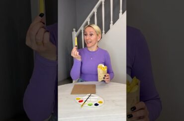 She made Him French Fries out of Cardboard