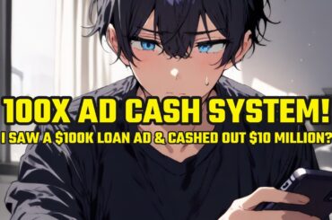 (100x Ad Cash System!) I Saw a $100K Loan Ad and Cashed Out $10 MILLION?!