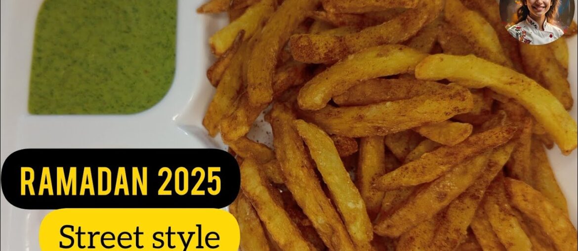 Ramadan Recipes For Iftar | Crispy French Fries With Secret Chutney | Street Food Potato Aloo Chips
