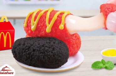 So Cheesy!! Miniature McDonald’s Ghost Pepper & Cheetos French Fries | ASMR Mini Cooking