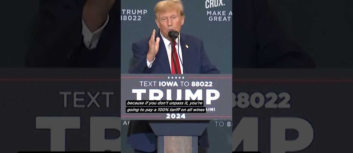 Trump Mimics French President Macron As He Recounts Tariffs Phone Call