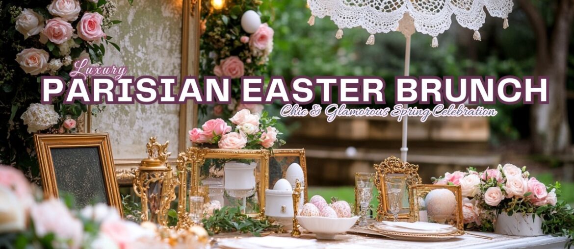 Parisian Easter Brunch: Chic & Glamorous Spring Celebration Home Decor Ideas