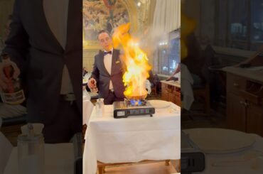 Fire in French restaurant