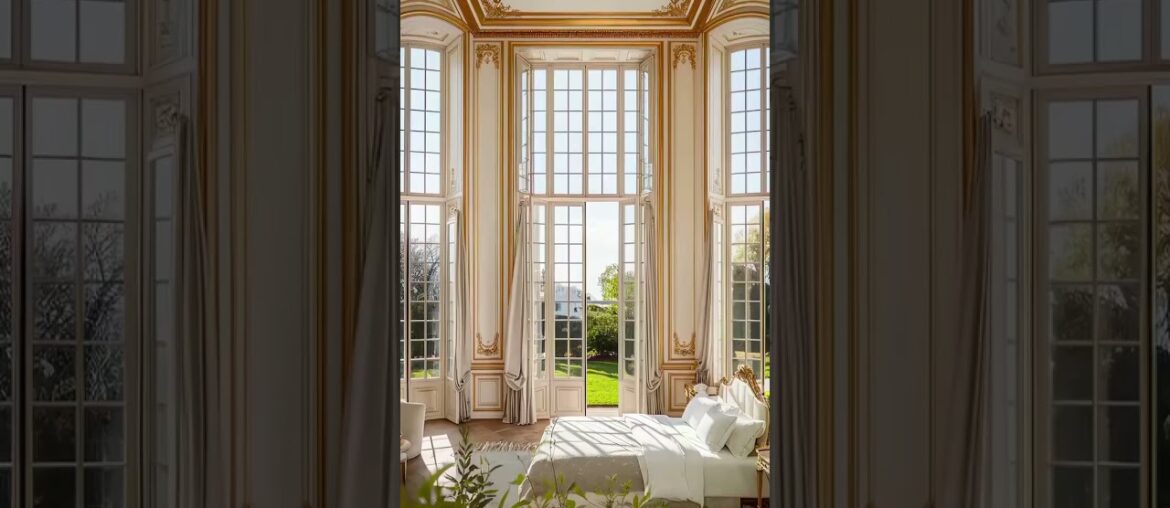 A French Chateau Meets Modern Luxury: Elegance and Power #french #palace #elegance #luxurylife