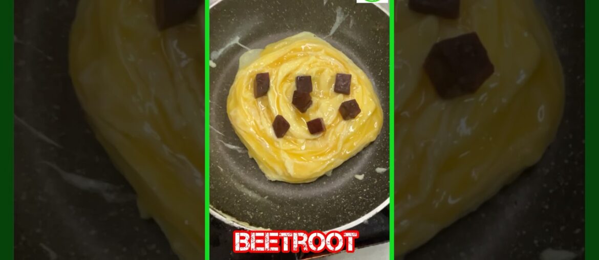 Omelette Beetroot #eggdishes #breakfast #Beetroot #recipe #streetfood #french
