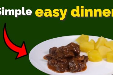 The most delicious French restaurant recipe! Simple and easy dinner.