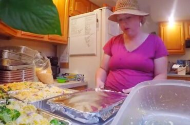 How to Cook 40 MASSIVE FREEZER MEALS BEFORE BABY Postpartum Recipes from Scratch Cooking *the MOVIE*