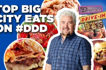 Top Big City Eats on #DDD with Guy Fieri | Diners, Drive-Ins, and Dives | Food Network
