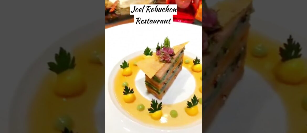 Joel Robuchon Restaurant #luxuryfood #dining #foodie #delicious
