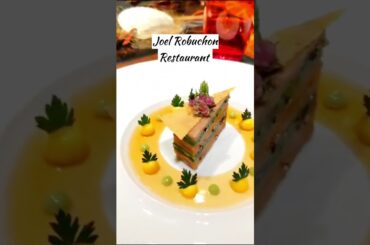 Joel Robuchon Restaurant #luxuryfood #dining #foodie #delicious