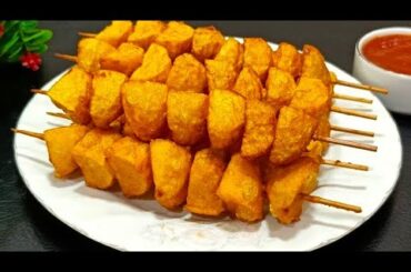 New Style Potato Snacks Recipe! Its So Delicious! Easy & Crispy Potato Sticks! French Fry Recipe