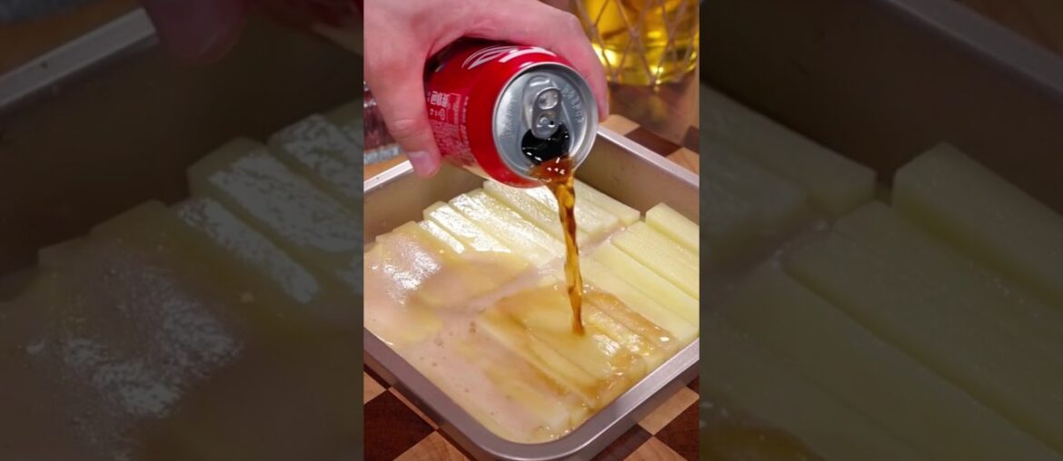 I learned this trick in a famous restaurant, Now I only make french fries like this #shorts