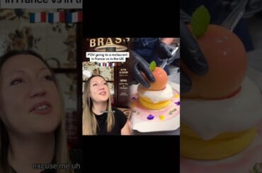 POV going to a restaurant in France vs in the US #usa #american #cultureshock #customerservice