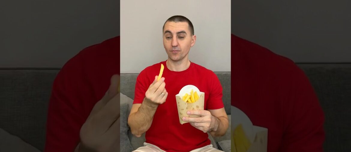 She ate His French Fries, but was able to make a new one from improvised items