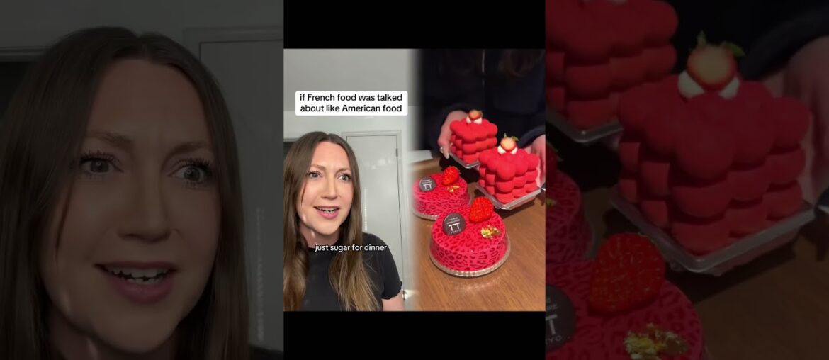 If we talked about French food like people talk about American food #usa #american #americanfood