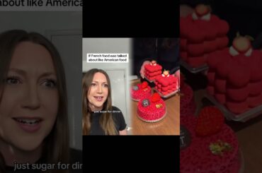 If we talked about French food like people talk about American food #usa #american #americanfood