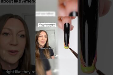 If we talked about French food like people talk about American food