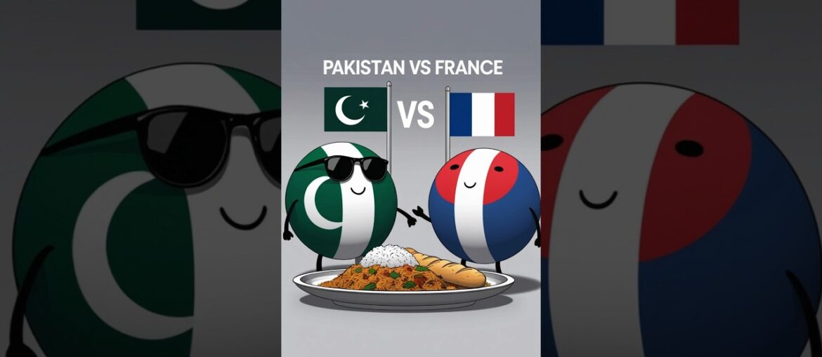Country Balls - Pakistan Vs France | Food Cup 2025 #food #foodchallenge