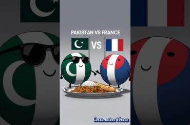 Country Balls - Pakistan Vs France | Food Cup 2025 #food #foodchallenge