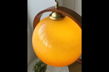 Vintage Wooden Pendant Light | French-Japanese Style for Dining & Bar 9952 #pendantlight #home