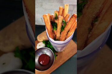 How to Make PERFECT French Fries at Home (Crispy & Golden! #shorts #food #fries #cooking #recipe