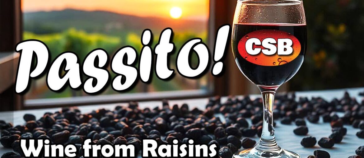 How We Made Passito: Italian Style Raisin Wine How We Made Passito: Italian Style Raisin Wine