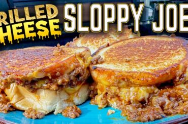 GRILLED CHEESE SLOPPY JOES HAVE TO BE YOUR NEXT GRIDDLE COOK! BEST GRIDDLE COOK! EASY RECIPE